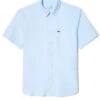 Lacoste Chemise - Blanc Bleu -Tenue Sport Homme Magasin 00bea3264d4e44b98351c1dea3f343df