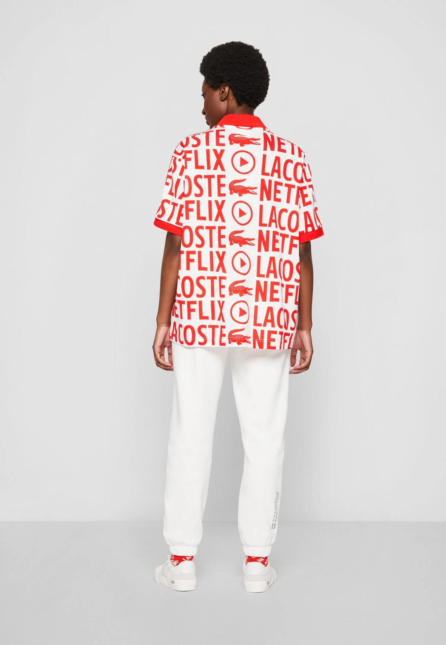 Lacoste X Netflix - Polo - Flour/Corrida 5 Lacoste X Netflix - Polo - Flour/Corrida – Image 3