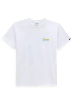 Vans Records Ss - T-Shirt Imprimé - White -Tenue Sport Homme Magasin 05b0b5ab85b74304ade7bdcbbd24e4fe