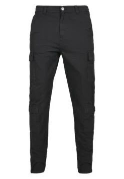 URBAN CLASSICS Pantalon Cargo - Black -Tenue Sport Homme Magasin 081d0dba924643b4ade46b8c4478bca9