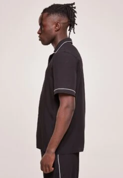 URBAN CLASSICS Bowling - Chemise - Black -Tenue Sport Homme Magasin 08c3e266dce84b8bb92ad418af851bac