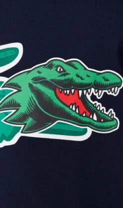 Lacoste Homme - T-Shirt Imprimé - Bleu Marine -Tenue Sport Homme Magasin 0d90d70a04484f18a800718dbb0eb0b9