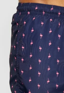 URBAN CLASSICS Pattern - Short De Bain - Dark Blue/Pink -Tenue Sport Homme Magasin 134a80e46cfb4a938ff98eea7aa20b5f