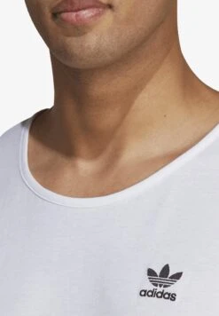 Adidas Originals Essentials Tank - Débardeur - White -Tenue Sport Homme Magasin 1b8a56f7523f421195a13ae4f555bebd