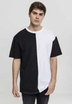 URBAN CLASSICS Oversize Harlequin Tee - T-Shirt Imprimé - Black/White