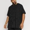 URBAN CLASSICS Oversized Pinstripe Tee - T-Shirt Imprimé -Tenue Sport Homme Magasin 1ec086013fb144cba86157ce830e2c58