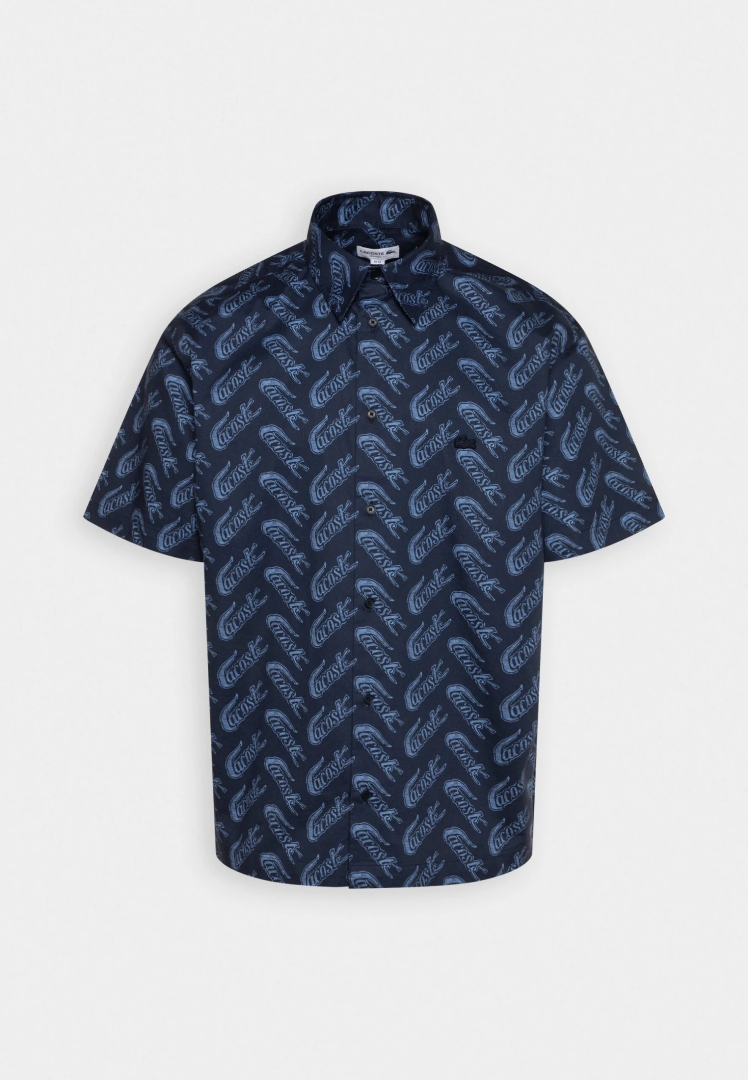 Lacoste Chemise - Navy Blue/Ethereal 6 Lacoste Chemise - Navy Blue/Ethereal – Image 4