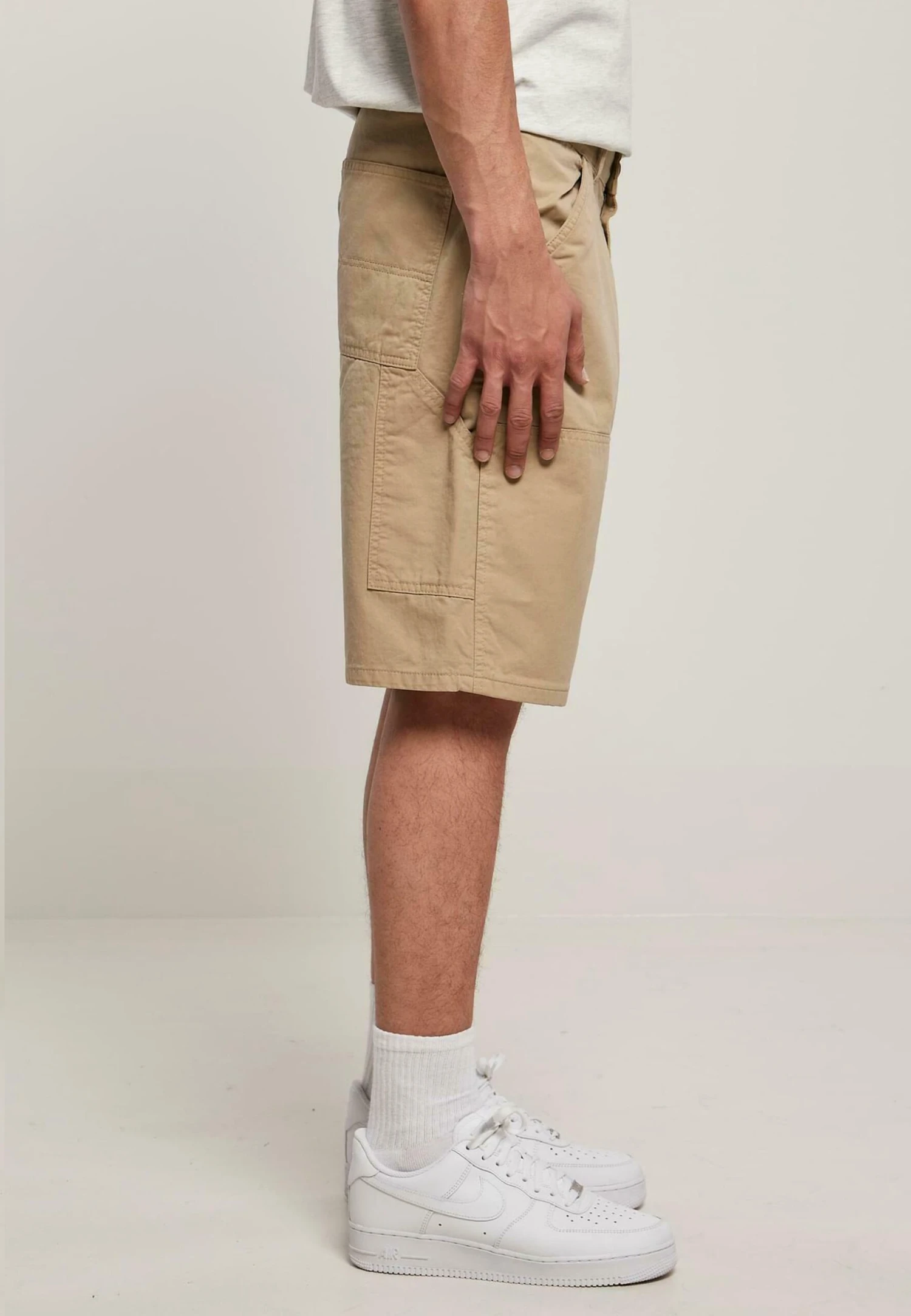 URBAN CLASSICS Double Knee Carpenter - Short - Unionbeige 4 URBAN CLASSICS Double Knee Carpenter - Short - Unionbeige – Image 2