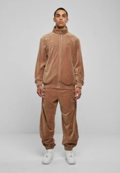 URBAN CLASSICS Sj Script Logo Essential - Pantalon De Survêtement - Light Brown