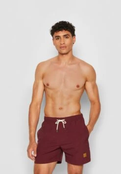 URBAN CLASSICS Block - Short De Bain - Cherry -Tenue Sport Homme Magasin 31b3900a3d7a4ca0aa6658824f875776