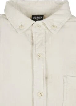 URBAN CLASSICS Corduroy Shirt - Chemise - Whitesand -Tenue Sport Homme Magasin 320ab9a5ac85483fbb4c4488c1fdcde9