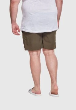 URBAN CLASSICS Block - Short De Bain - Olive -Tenue Sport Homme Magasin 324fb6100fd64dd38d4aaf8893bbff02