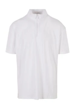 URBAN CLASSICS Boxy Zip - T-Shirt Imprimé - White -Tenue Sport Homme Magasin 32d14b8a802141dc9337a915ae8da570