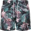 URBAN CLASSICS Pattern - Short De Bain - Black/Tropical -Tenue Sport Homme Magasin 34fa8e4fe6e942f38dedfcb45b50a5ac