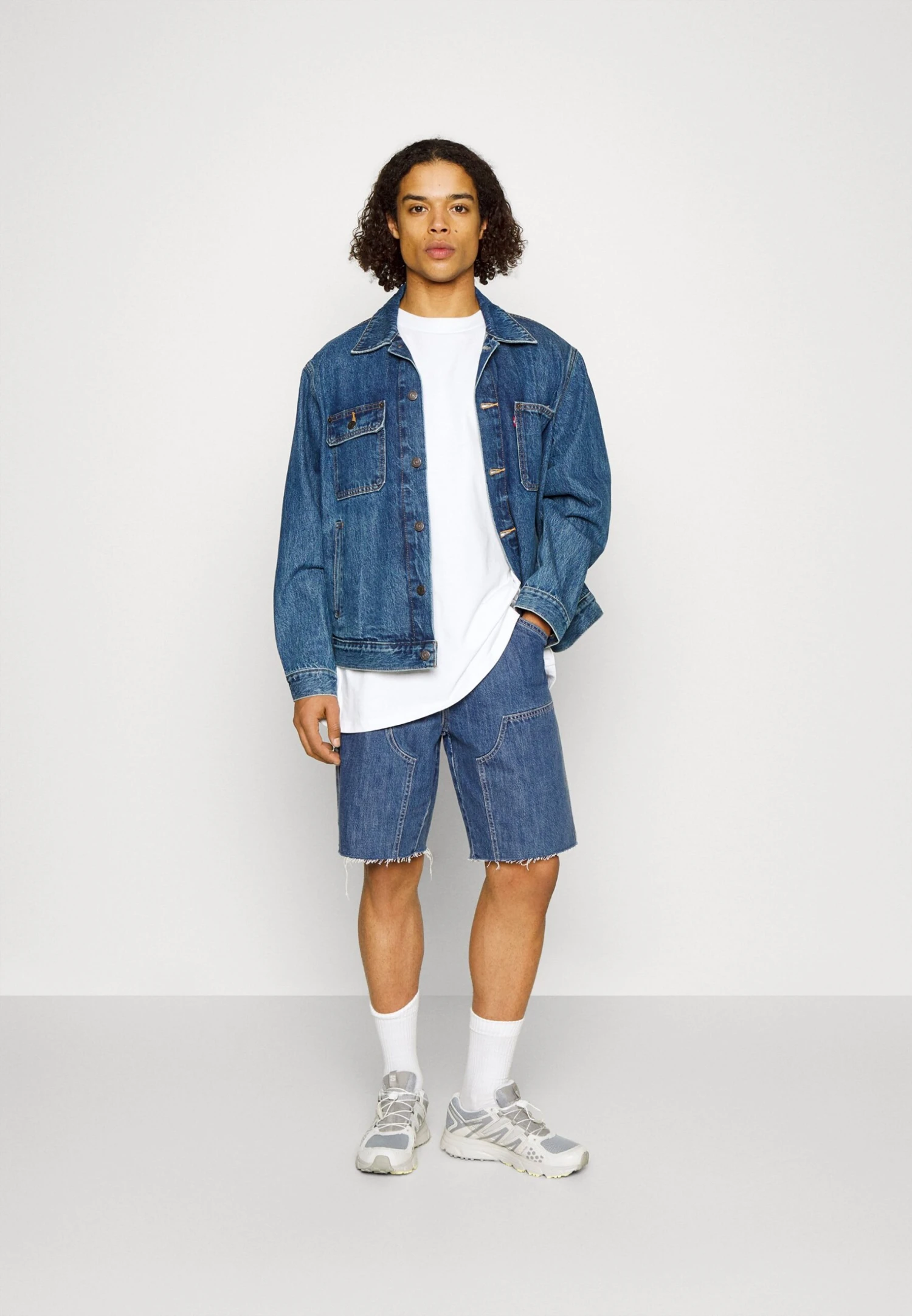 Cut Off Carpenter - Short En Jean - Blue Denim 3 Cut Off Carpenter - Short En Jean - Blue Denim – Image 2