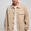 URBAN CLASSICS Painter'S Jacket - Veste De Survêtement - Beige
