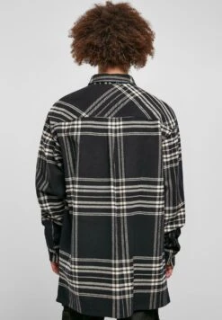 URBAN CLASSICS Long Oversized Checked Summit - Chemise - Black -Tenue Sport Homme Magasin 4273a5d656df4dd4857932cc86ef5e96