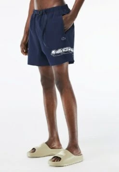 Lacoste Short De Bain - Bleu