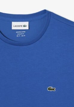 Lacoste T-Shirt Basique - Bleu -Tenue Sport Homme Magasin 48ef9e518bce495385a2f288bb0ebc96