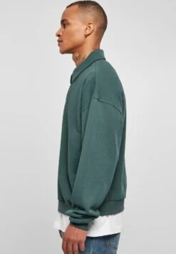 URBAN CLASSICS Collar Crew - Polo - Bottlegreen -Tenue Sport Homme Magasin 4b014a9eb77c44bf9f5ad8bd349e76a0