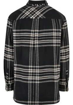 URBAN CLASSICS Long Oversized Checked Summit - Chemise - Black -Tenue Sport Homme Magasin 4c5468149edc413f80eb792fa912c6bf