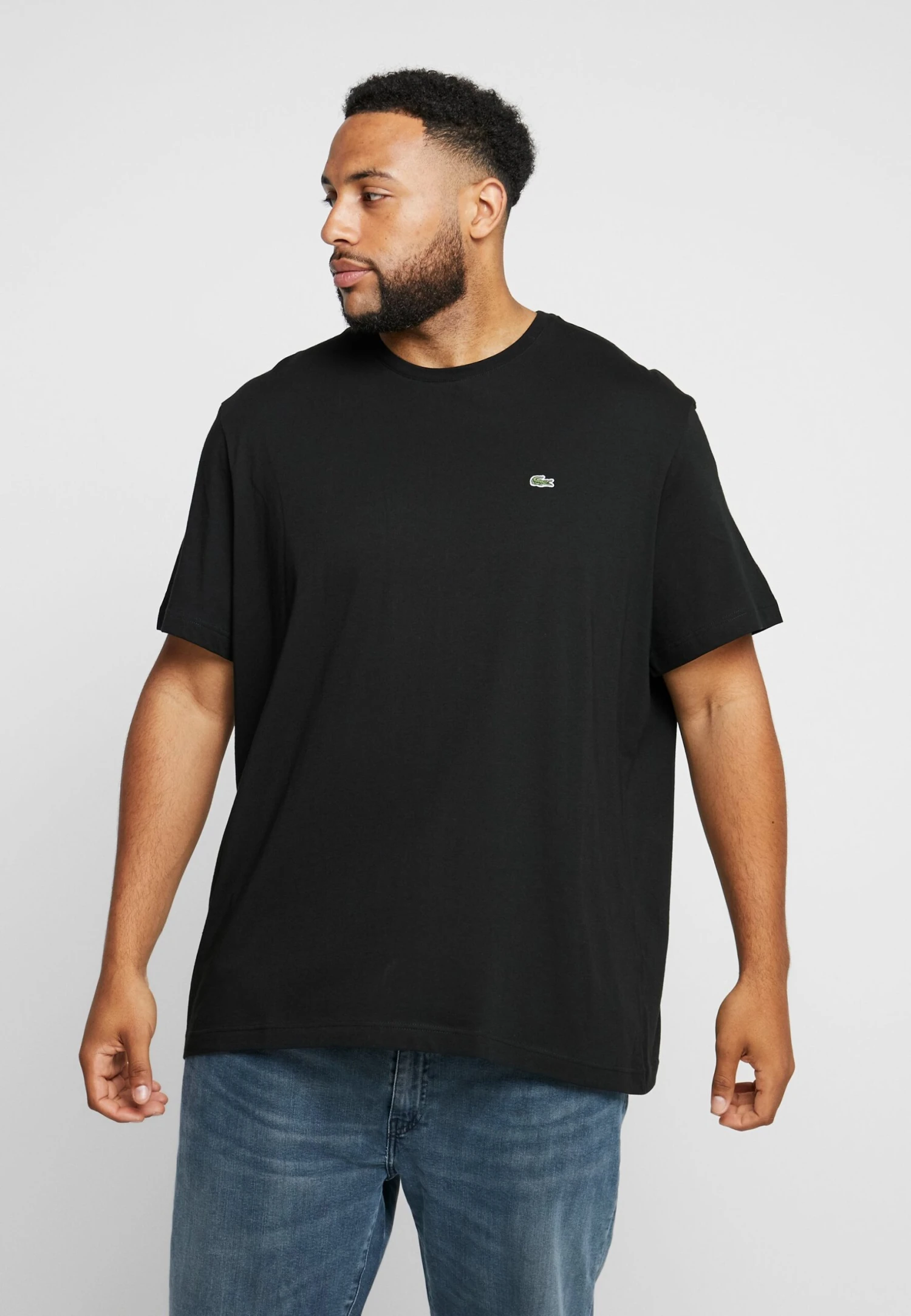 Lacoste Plus - T-Shirt Basique - Noir 3 Lacoste Plus - T-Shirt Basique - Noir