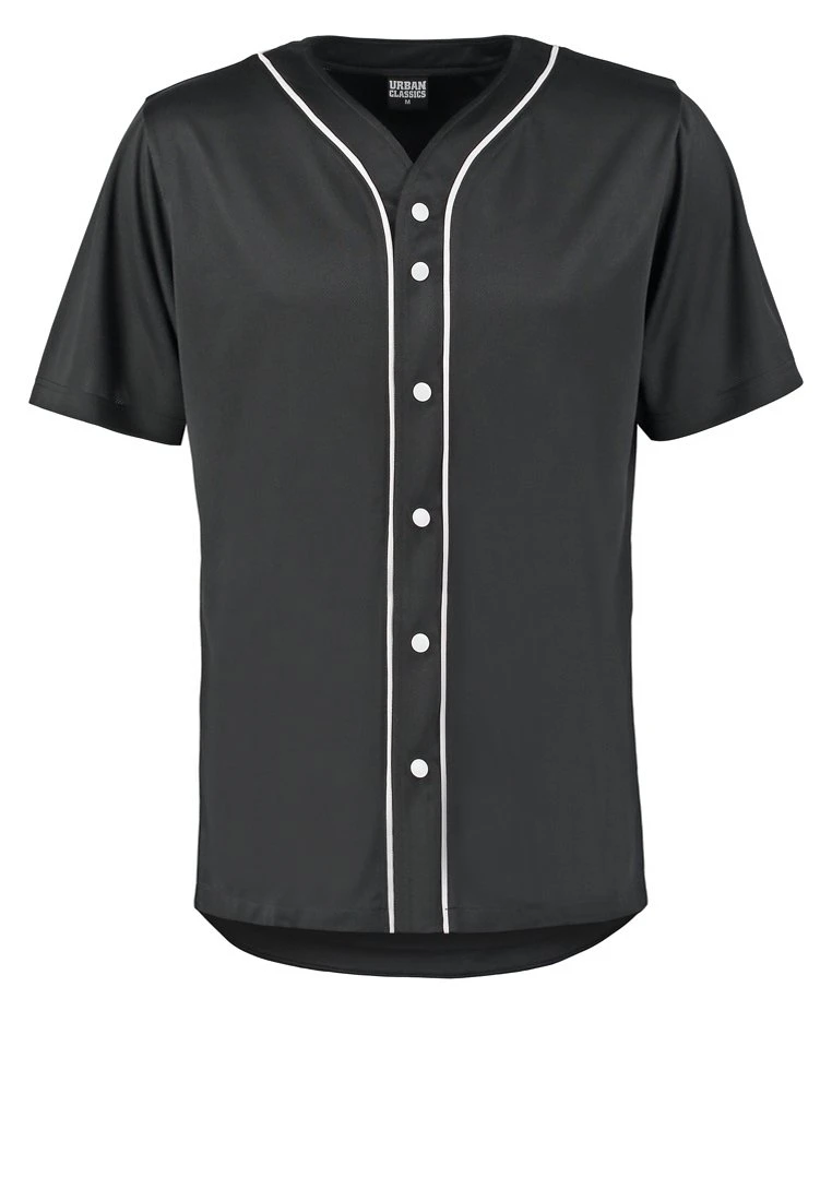 URBAN CLASSICS Baseball - Chemise - Black/White 8 URBAN CLASSICS Baseball - Chemise - Black/White – Image 6