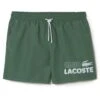 Lacoste Bain - Short De Bain - Vert Kaki -Tenue Sport Homme Magasin 5399eb0ac0b742bc83d6457b3b1dfef3