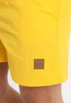 URBAN CLASSICS Block - Short De Bain - Chrome Yellow -Tenue Sport Homme Magasin 5a14dca055464c5cba99b17a373acd80