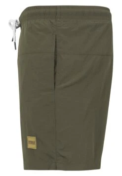 URBAN CLASSICS Block - Short De Bain - Olive -Tenue Sport Homme Magasin 5f5a6dd95ac14465a9a5cf14a42473a2