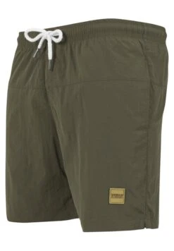 URBAN CLASSICS Block - Short De Bain - Olive -Tenue Sport Homme Magasin 5f8fa533d9e64995beedb1a7b3b13fd3