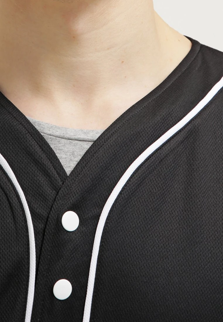 URBAN CLASSICS Baseball - Chemise - Black/White 7 URBAN CLASSICS Baseball - Chemise - Black/White – Image 5