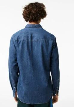 Lacoste Langarm - Chemise - Bleu -Tenue Sport Homme Magasin 64f66a5a11ea4946b0e0bd3e36ca7937