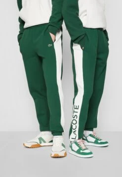Lacoste Pantalon De Survêtement - Green/Flour -Tenue Sport Homme Magasin 66135f5ea87949f88654126f98d0b229