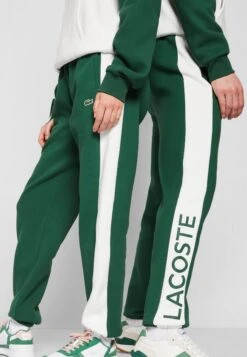 Lacoste Pantalon De Survêtement - Green/Flour -Tenue Sport Homme Magasin 6905938fe43b43eda7ee32119ca243b0