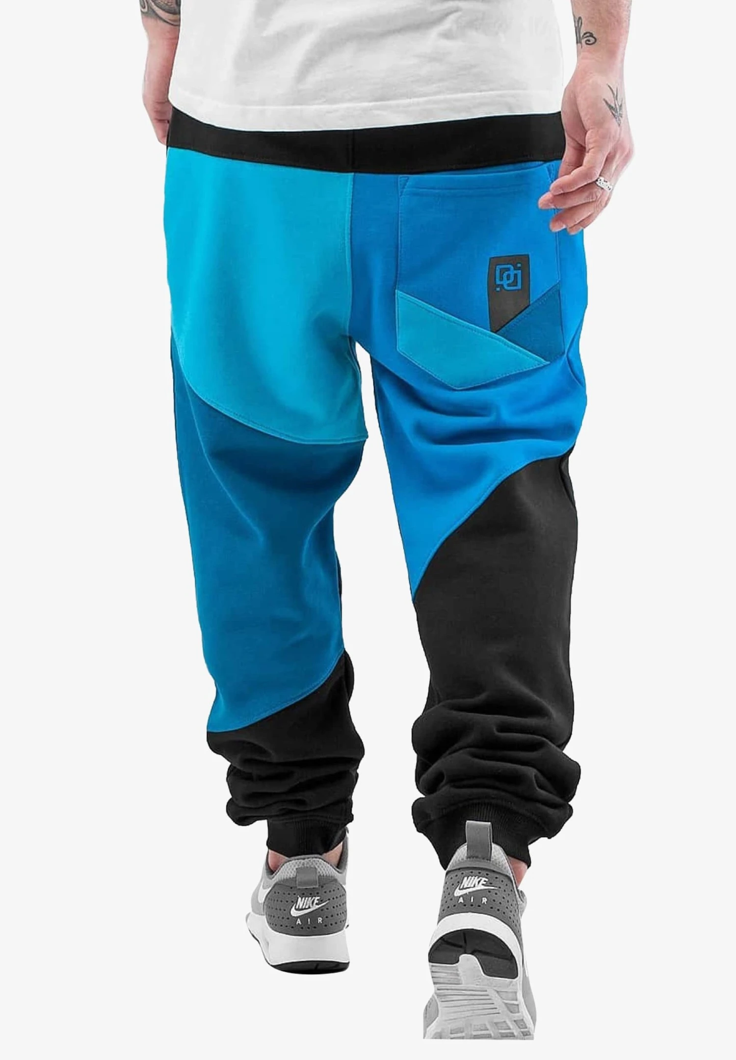 URBAN CLASSICS Dngrs Locotay - Pantalon De Survêtement - Blue Black 4 URBAN CLASSICS Dngrs Locotay - Pantalon De Survêtement - Blue Black – Image 2