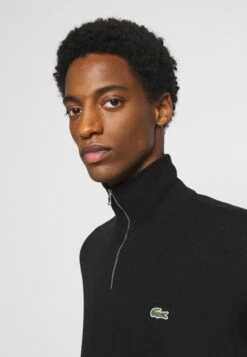 Lacoste T-Shirt À Manches Longues - Noir -Tenue Sport Homme Magasin 699f3d83964740988110d7470e087280