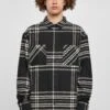 URBAN CLASSICS Long Oversized Checked Summit - Chemise - Black -Tenue Sport Homme Magasin 6b5458b78b104650b53543c06b63fbd5