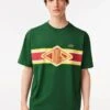 Lacoste T-Shirt Imprimé - Vert -Tenue Sport Homme Magasin 6ba1f2d8669c4e4da27e070a862b4a49