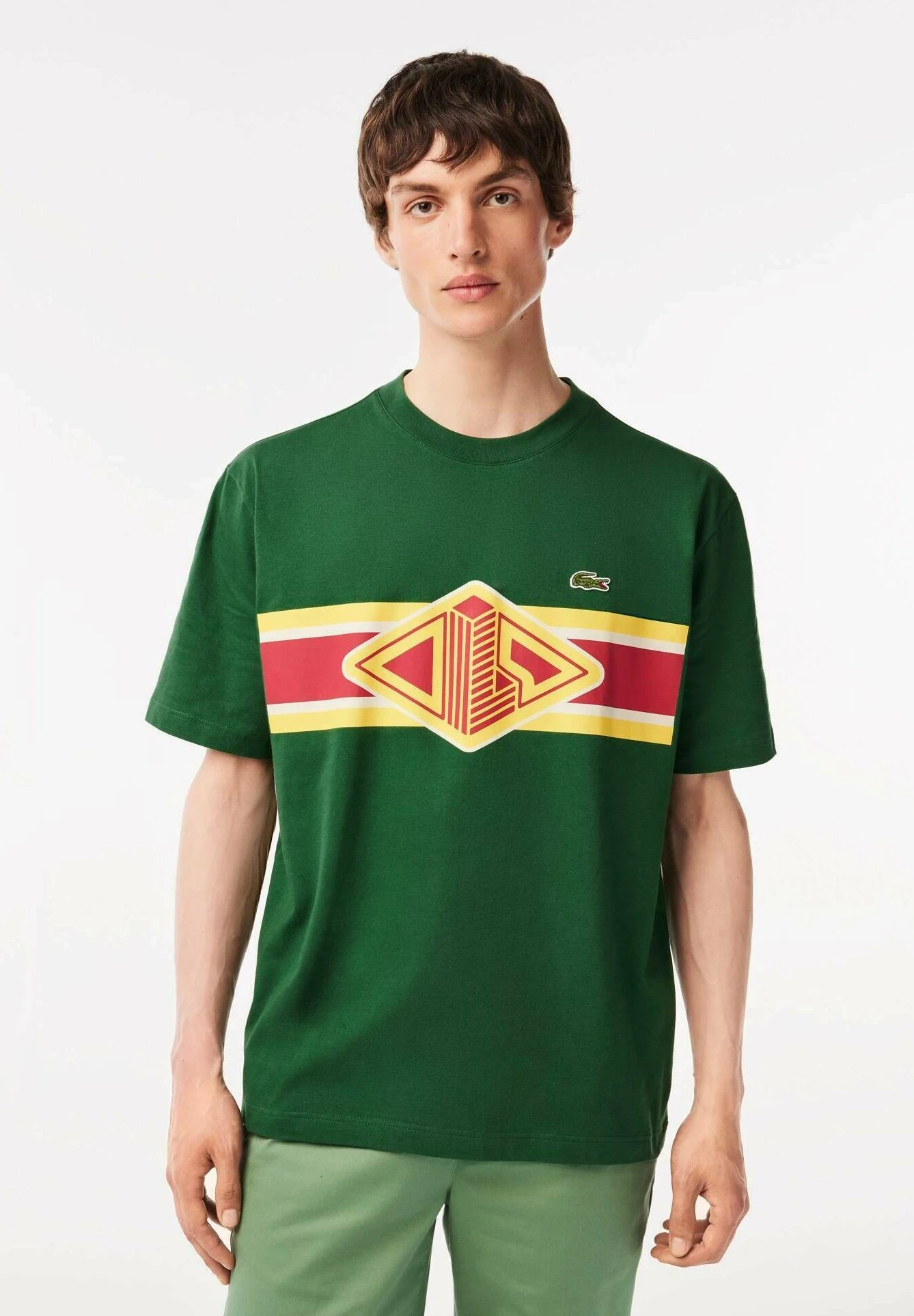 Lacoste T-Shirt Imprimé - Vert 3 Lacoste T-Shirt Imprimé - Vert