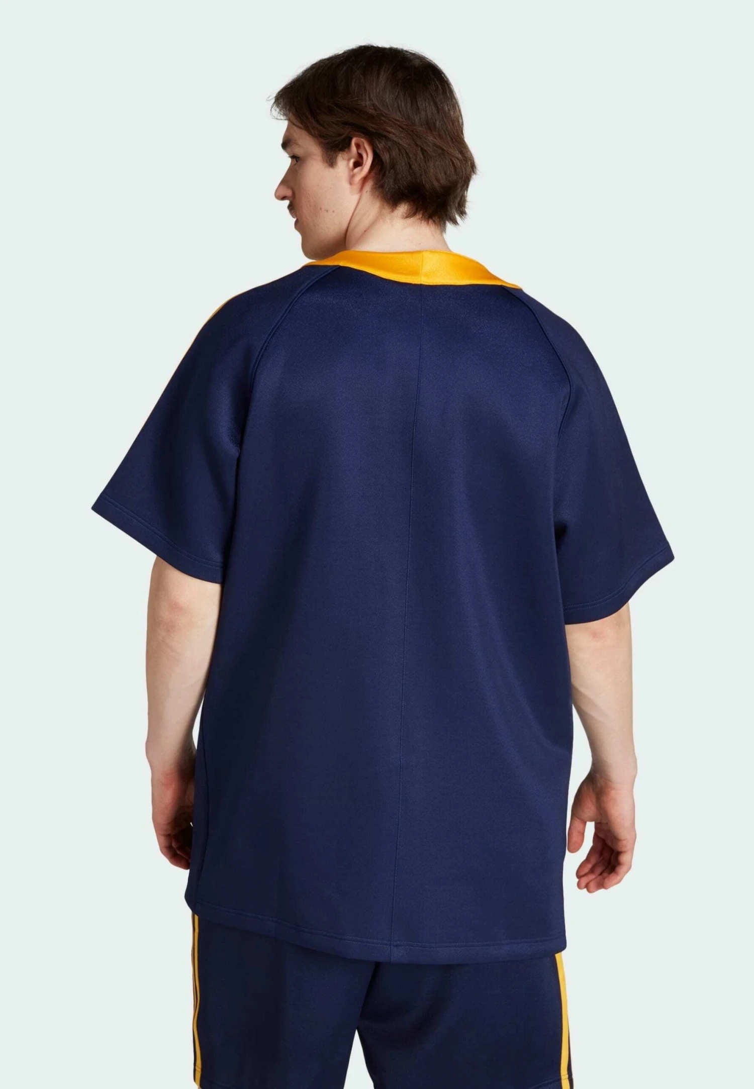 Adidas Originals Cl Ss Bb - Chemise - Dark Blue Crew Yellow 4 Adidas Originals Cl Ss Bb - Chemise - Dark Blue Crew Yellow – Image 2