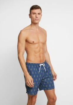 URBAN CLASSICS Pineapple Swim Shorts - Short De Bain - Vintage Blue