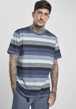 URBAN CLASSICS Sunrise - T-Shirt Imprimé - Vintageblue