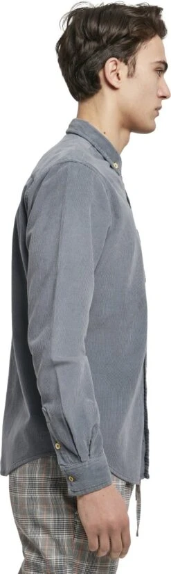 URBAN CLASSICS Corduroy Shirt - Chemise - Olive -Tenue Sport Homme Magasin 740ad14215ad47f38189347e36dd257b