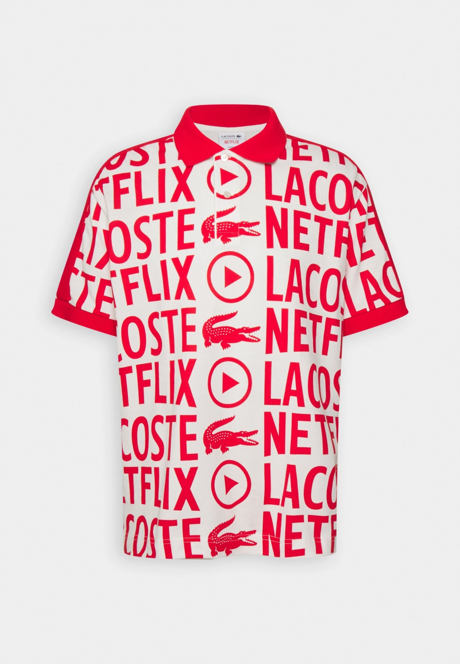 Lacoste X Netflix - Polo - Flour/Corrida 8 Lacoste X Netflix - Polo - Flour/Corrida – Image 6