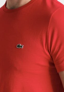 Lacoste T-Shirt Basique - Rouge -Tenue Sport Homme Magasin 79e8cb320e2f4ee29443e53f00c552a8