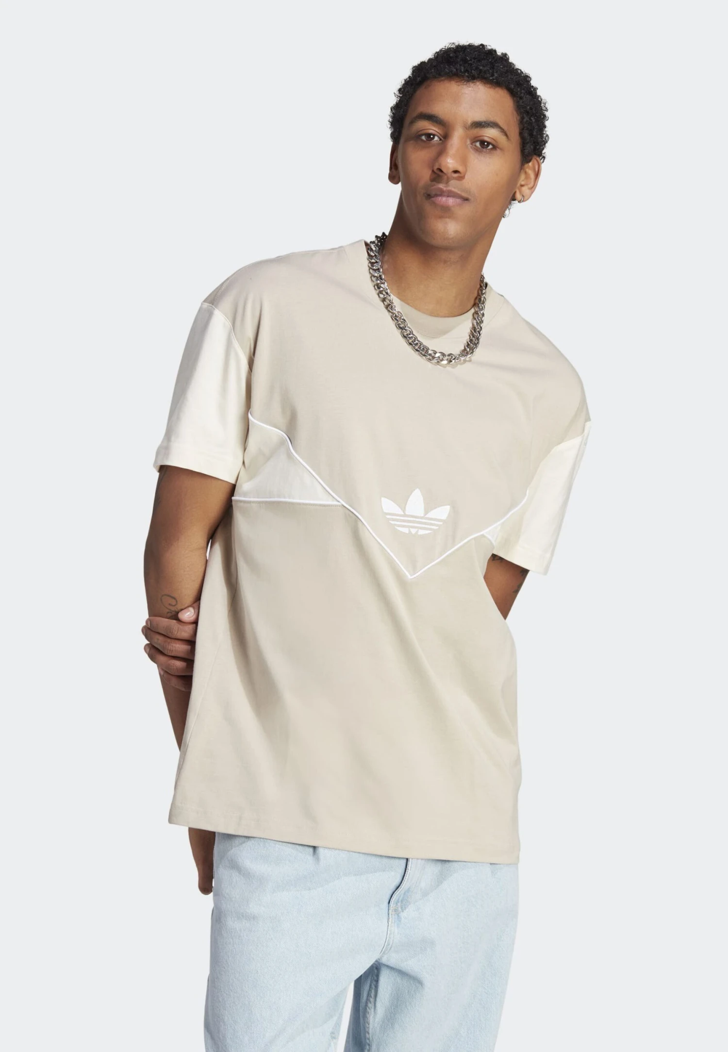 Adidas Originals T-Shirt Imprimé - Beige 3 Adidas Originals T-Shirt Imprimé - Beige