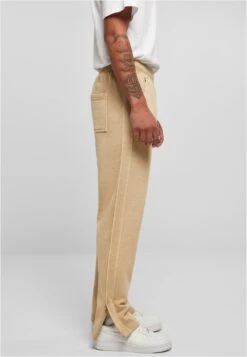 URBAN CLASSICS Slit - Pantalon De Survêtement - Unionbeige -Tenue Sport Homme Magasin 7da53bbdd1394a78aa3244556d907e9b