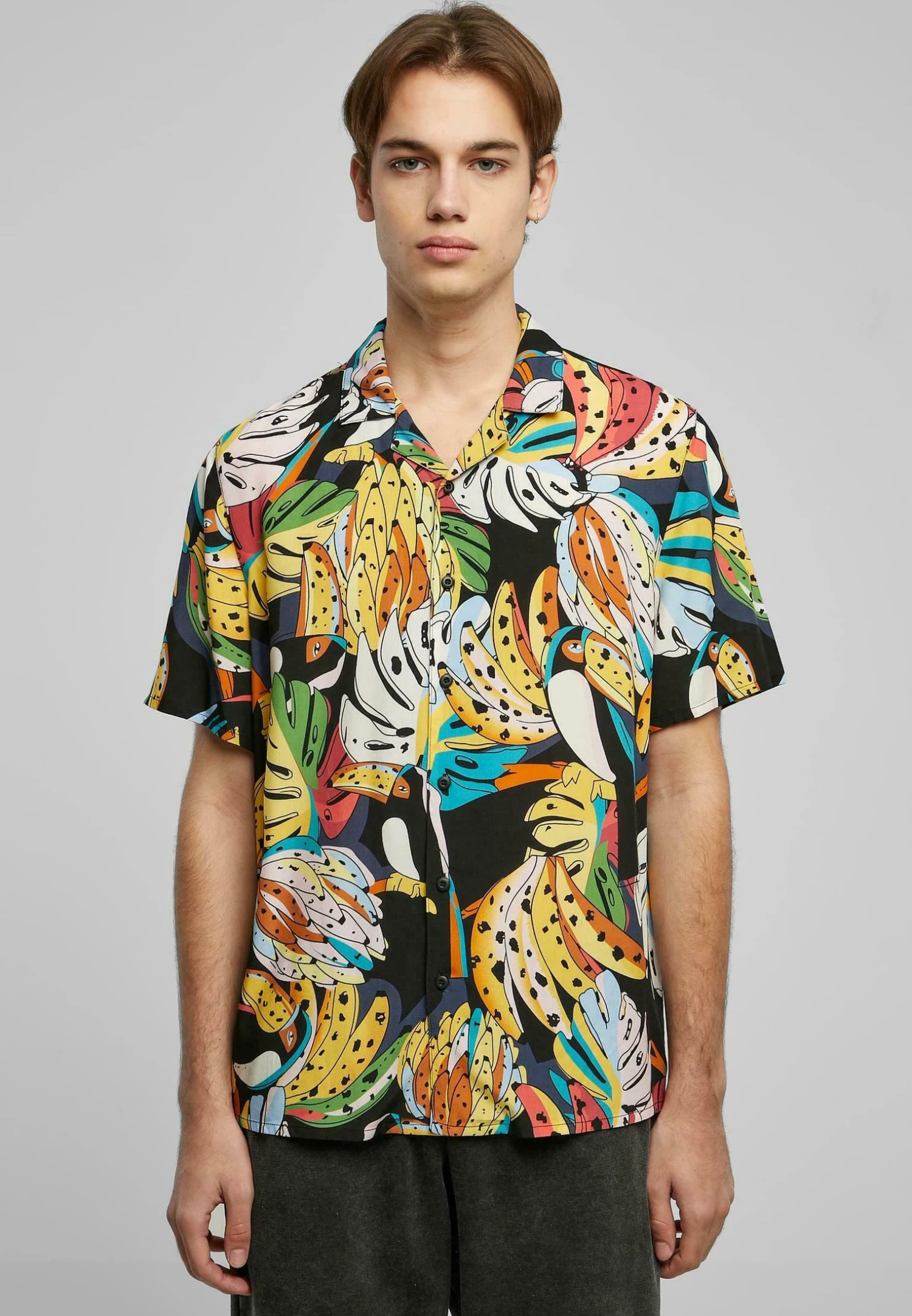 URBAN CLASSICS Aop Resort - Chemise - Toucans 3 URBAN CLASSICS Aop Resort - Chemise - Toucans