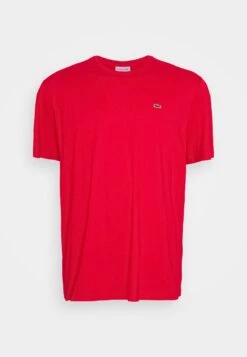 Lacoste Plus - T-Shirt Basique - Rouge -Tenue Sport Homme Magasin 8918f3c050734ca19900ad2324d319b0